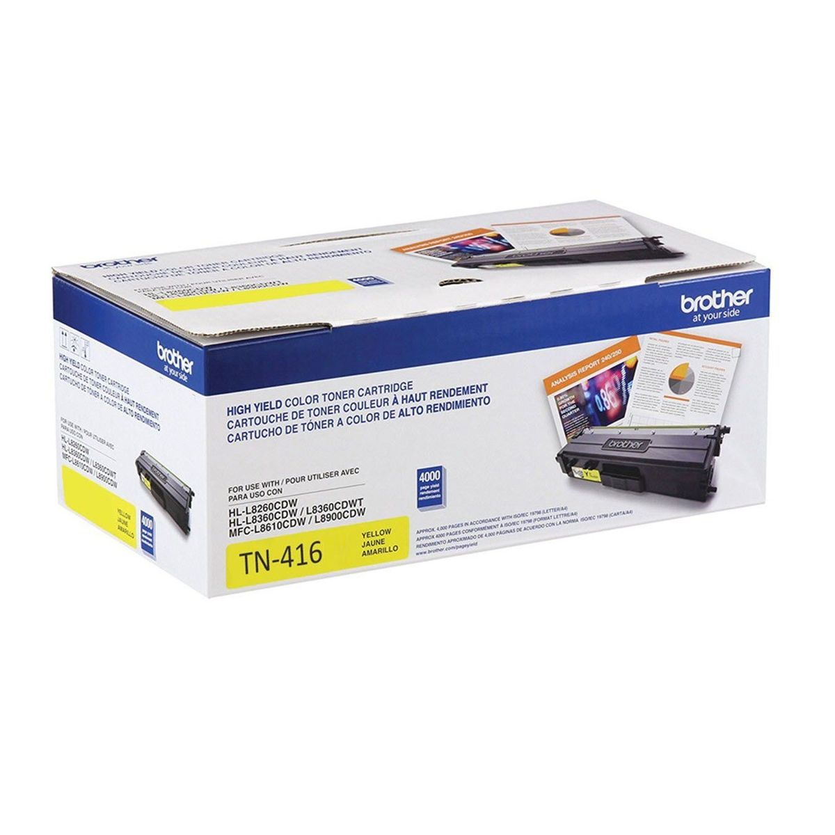 BROTHER - Toner Brother TN-416Y Para 6500 Páginas Amarillo