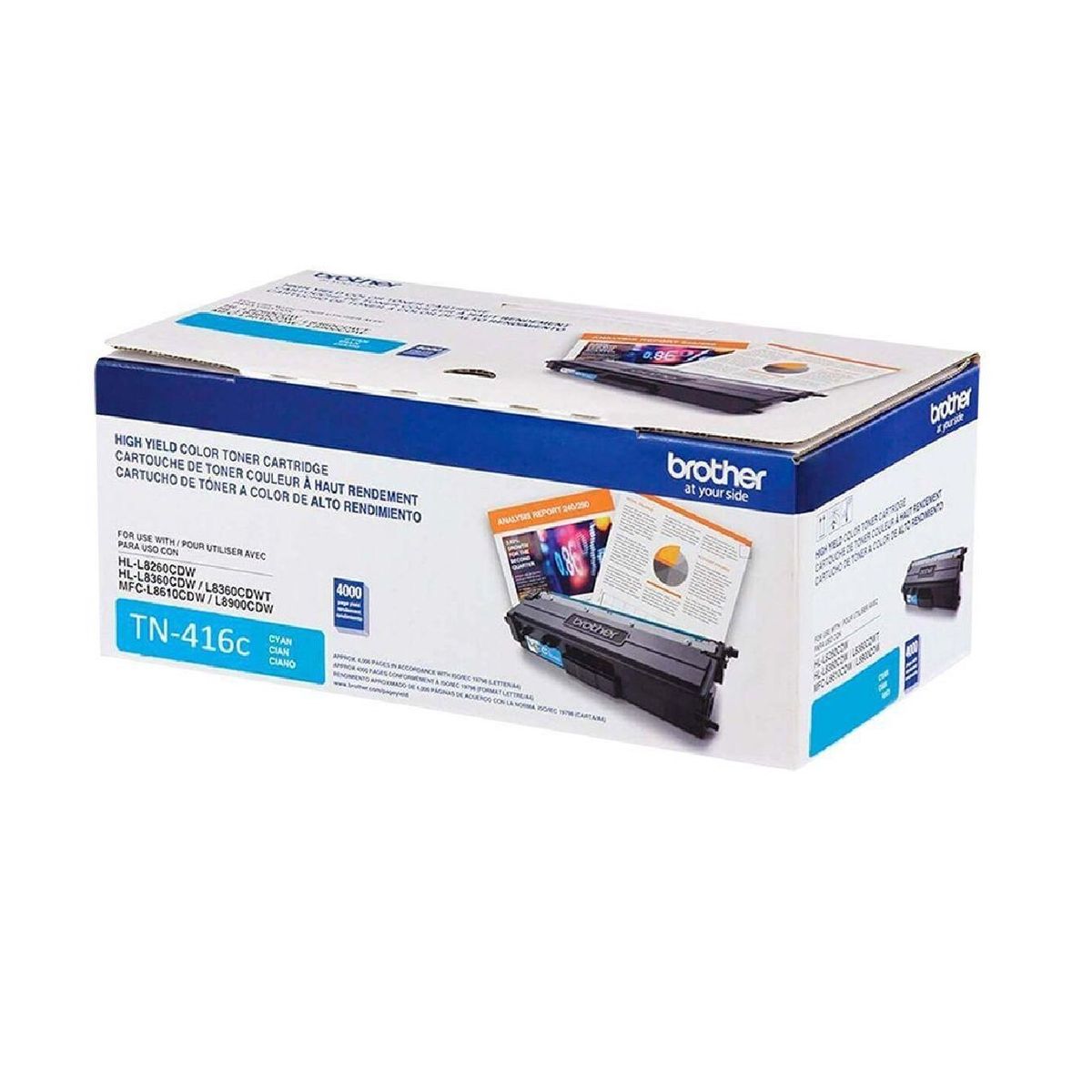 BROTHER - Brother Toner TN-416C Para 6500 Páginas Cian BROTHER