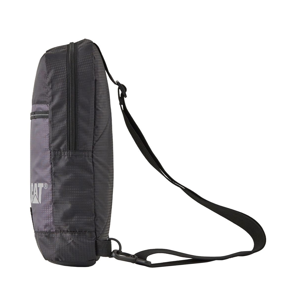 CAT - Bolso Unisex Road Strip Crossbody Gris CAT