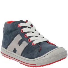 HUSH PUPPIES - Zapatilla Cuero Niño Hercules Azul [19-25]