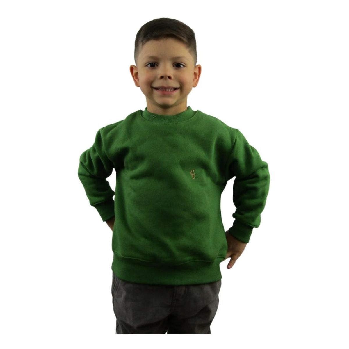 ESTILO CONSCIENTE - Polerón Sustentable Algodón Orgánico Regular Niño