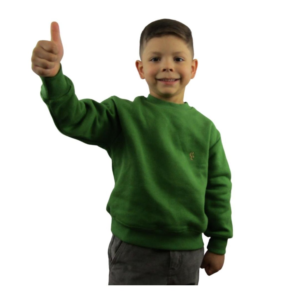 ESTILO CONSCIENTE - Polerón Sustentable Algodón Orgánico Regular Niño