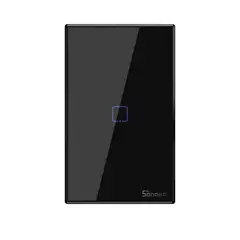 SONOFF - Interruptor Wifi de pared RF de 1 canal - Negro