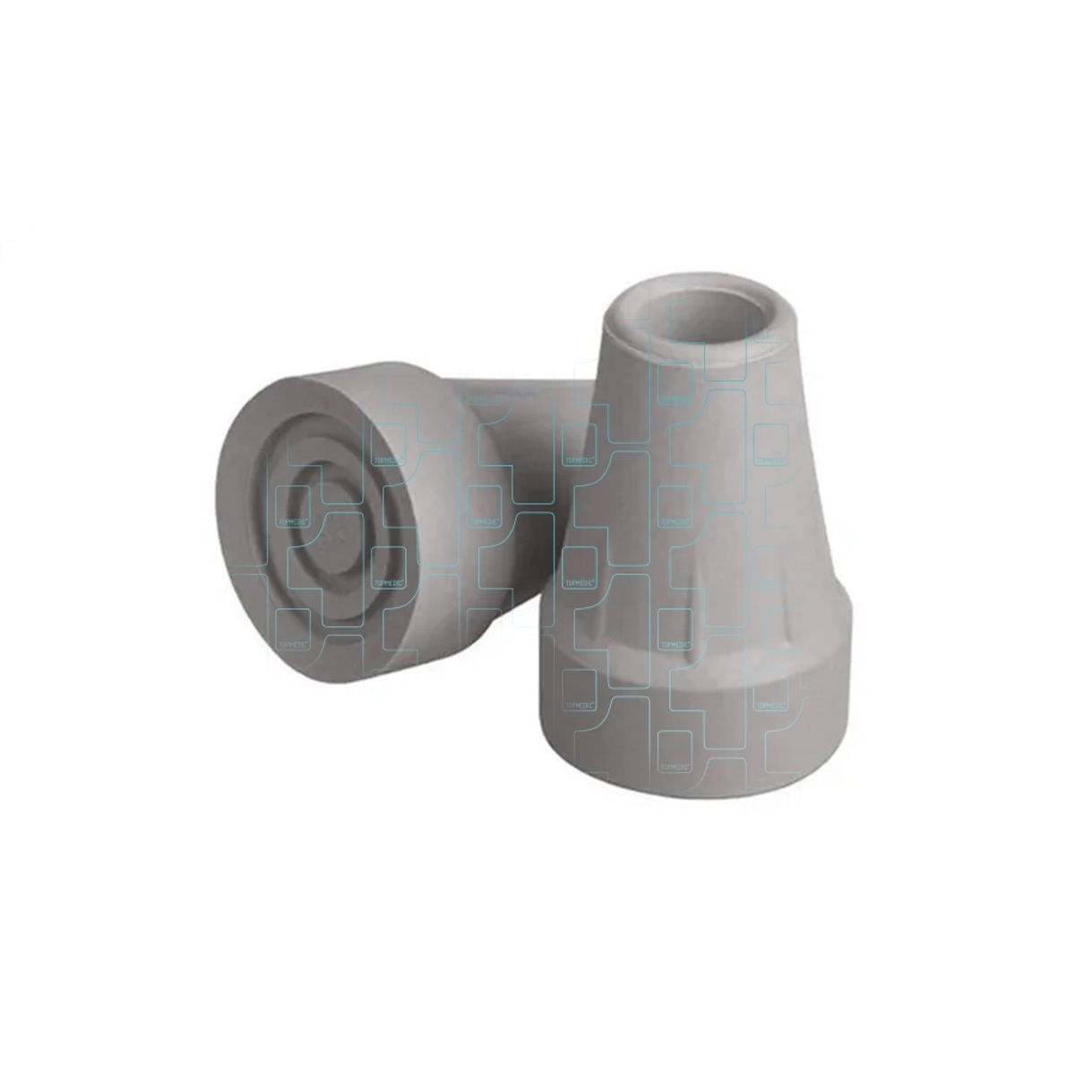 TOPMEDIC - Par de Regatones De Goma Para Baston 34 19mm