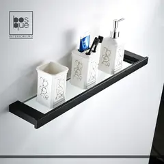 CASAS DEL BOSQUE - REPISA PLANA VIDRIO NEGRO MATTE