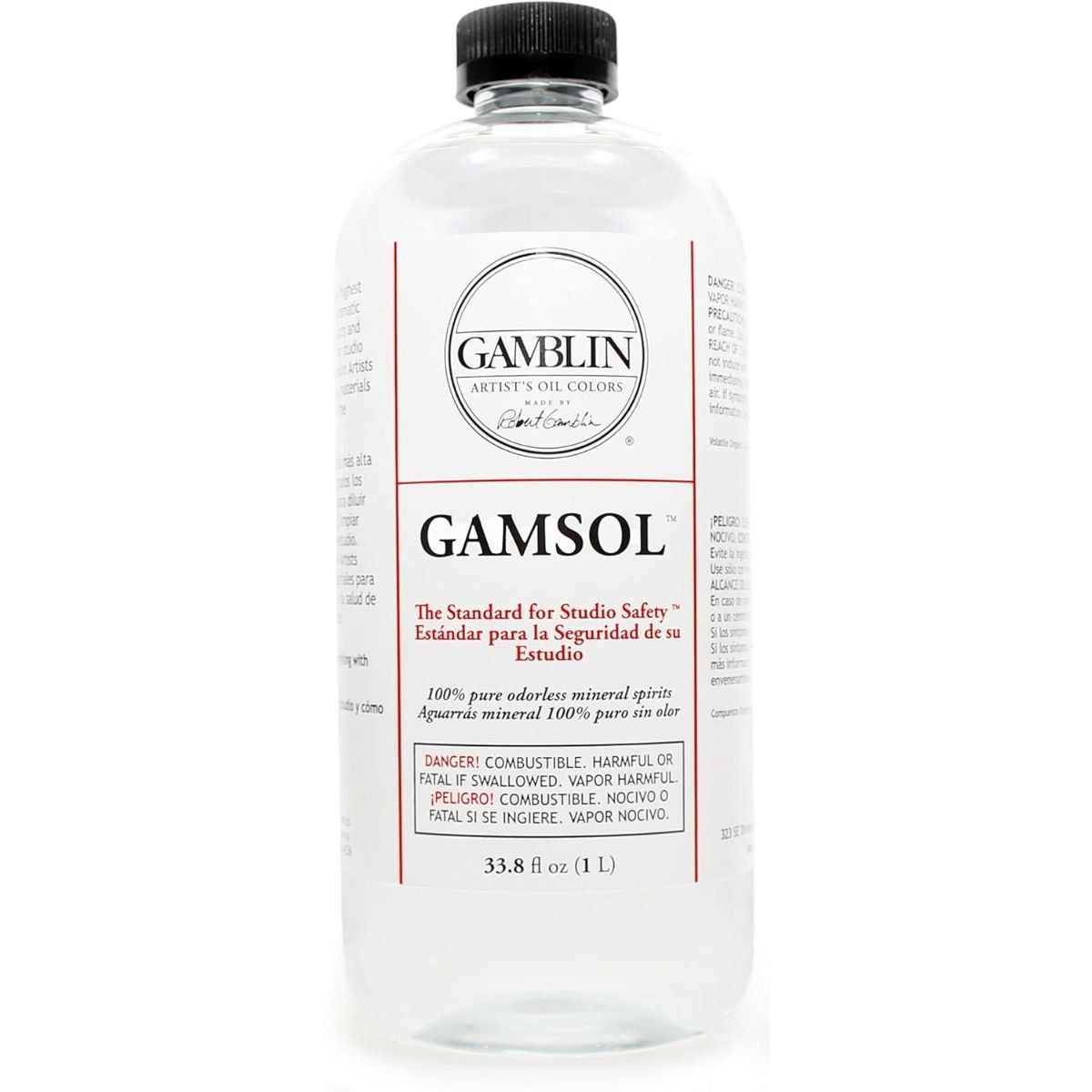 GAMBLIN COLORS - Gamsol Trementina Para Oleo Sin Olor 946 ml