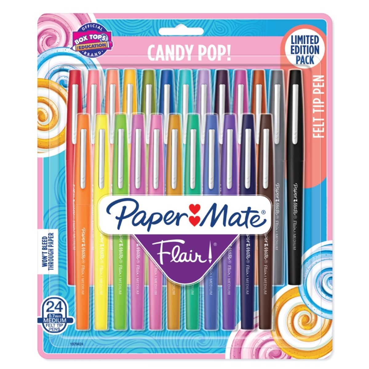 PAPER MATE - Rotulador Paper Mate Flair Candy Pop Surtido Blister X24