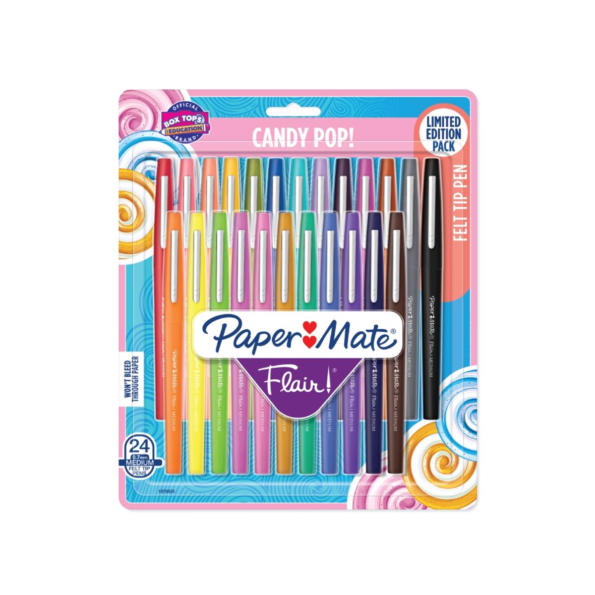 PAPER MATE - Rotulador Paper Mate Flair Candy Pop Surtido Blister X24