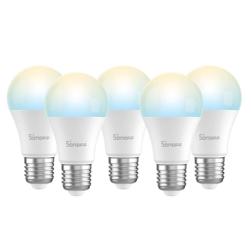 SONOFF - Pack de 5 Ampolletas Wifi LED Sonoff