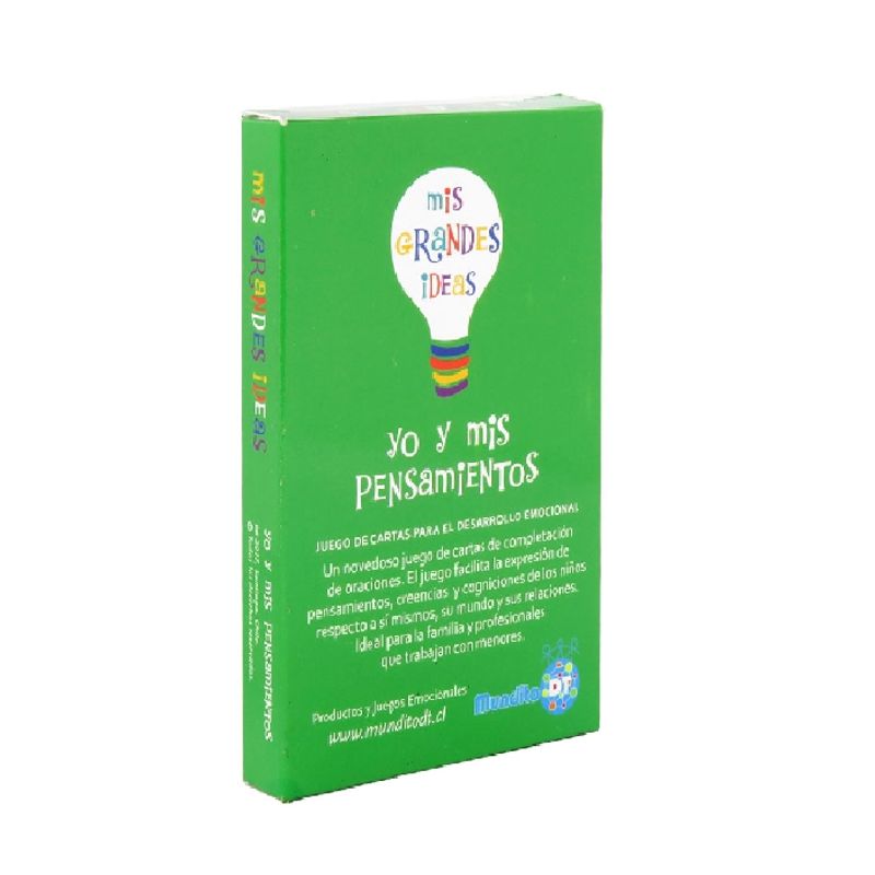 MUNDITO DT - NAIPE YO Y MIS PENSAMIENTOS JUEGO DIDACTICO MUNDITODT