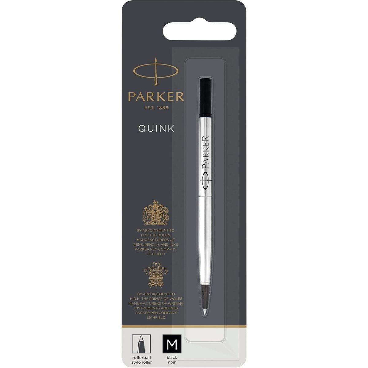 PARKER - Repuesto Roller Ball Negro 0.7 Parker