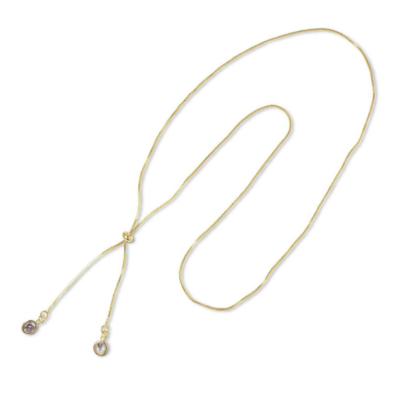 ANDREA COGGIOLA JOYAS - Collar 2 Circones Cadena Veneciana Enchapado Oro 18K