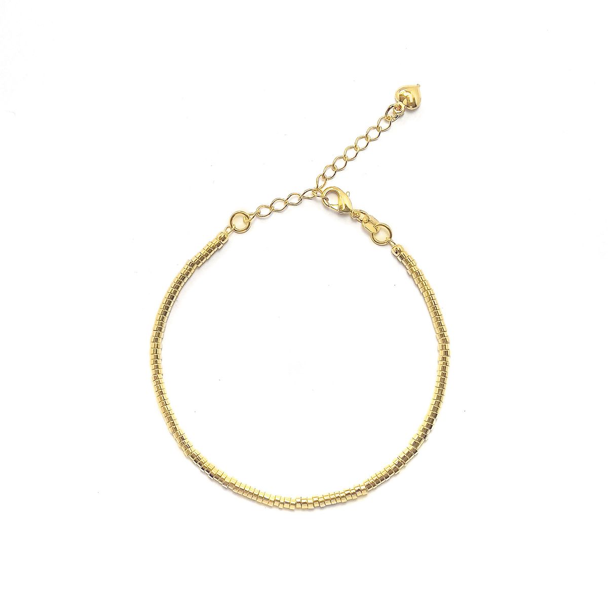 COGGIOLA - Pulsera Mostacillas Enchapado Oro 18K
