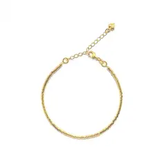 ANDREA COGGIOLA JOYAS - Pulsera Mostacillas Enchapado Oro 18K
