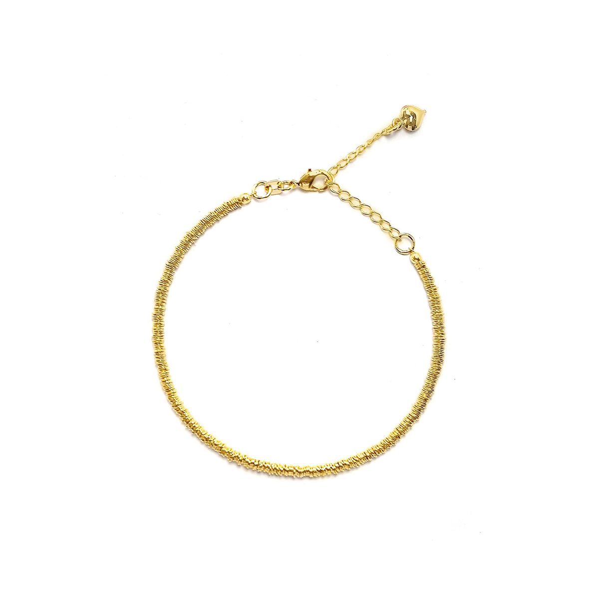 ANDREA COGGIOLA JOYAS - Pulsera Mostacilla Enchapado Oro 18 K