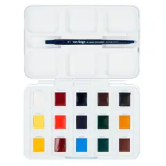 VAN GOGH - Acuarela en Pastillas Set 12+3 Colores Extra