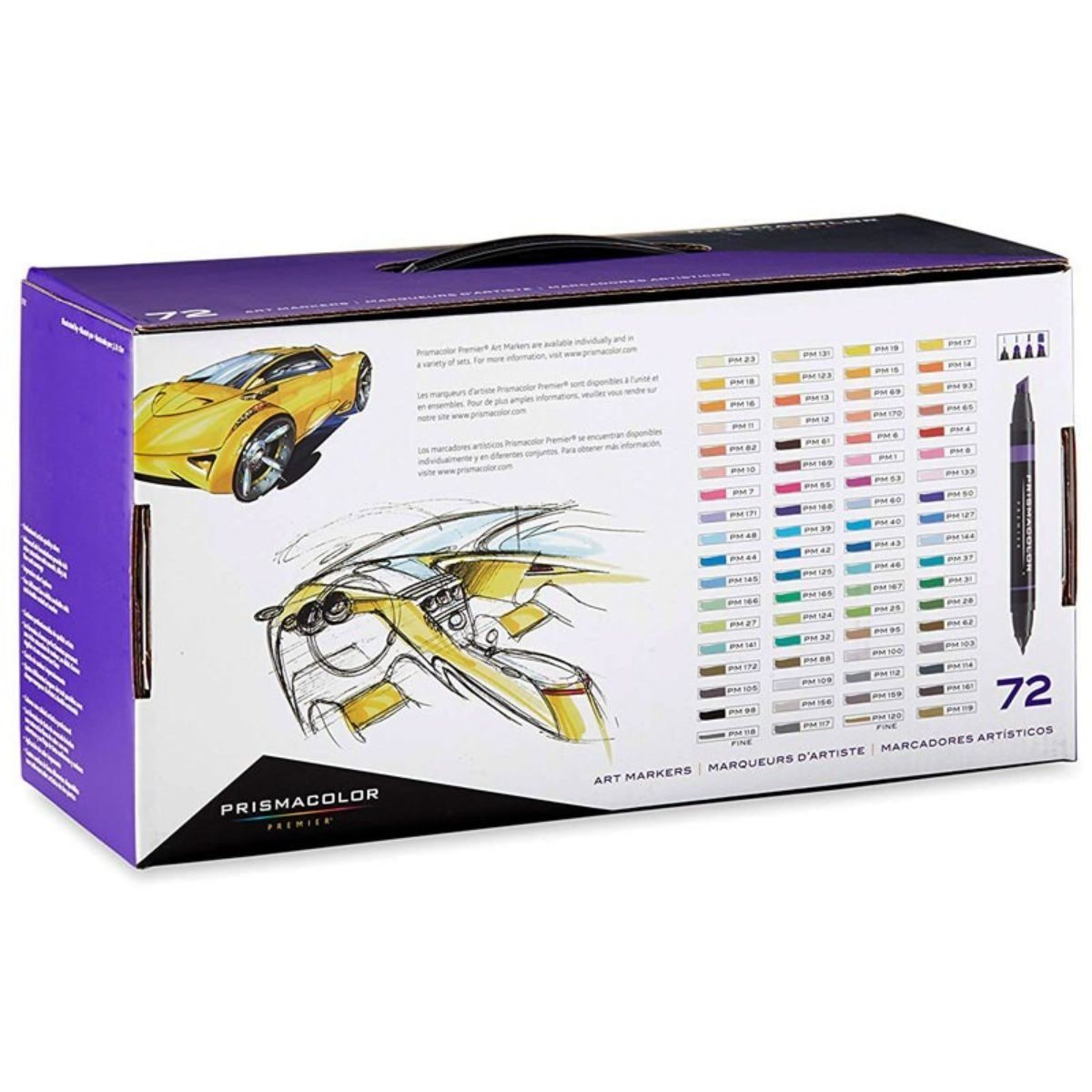 PRISMACOLOR - Marcadores Prismacolor Premier 72 Colores
