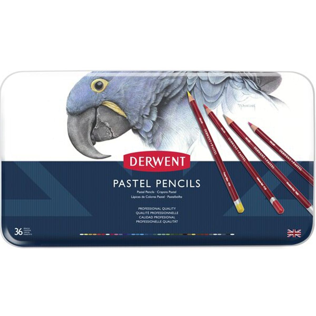 DERWENT - Lápices Pastel Derwent Set 36 Colores