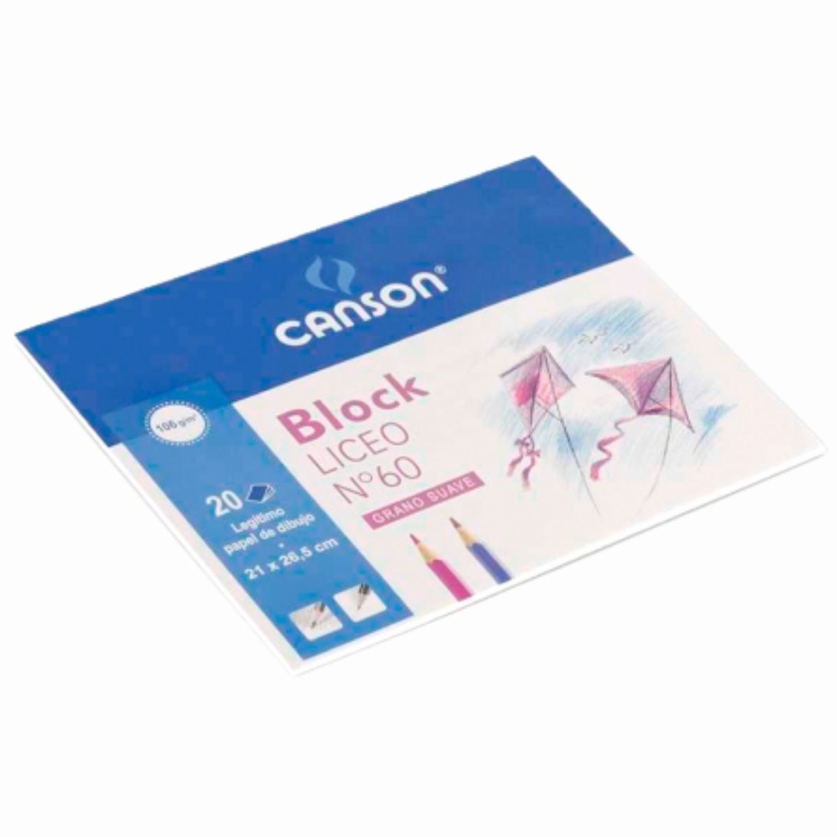 CANSON - Pack 15 Blocks de Dibujo Liceo 21x26 cm 106 gr 20hjs