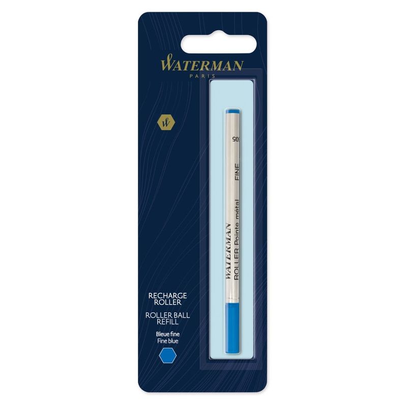WATERMAN - Repuesto Roller Ball Waterman Punta Fina Azul