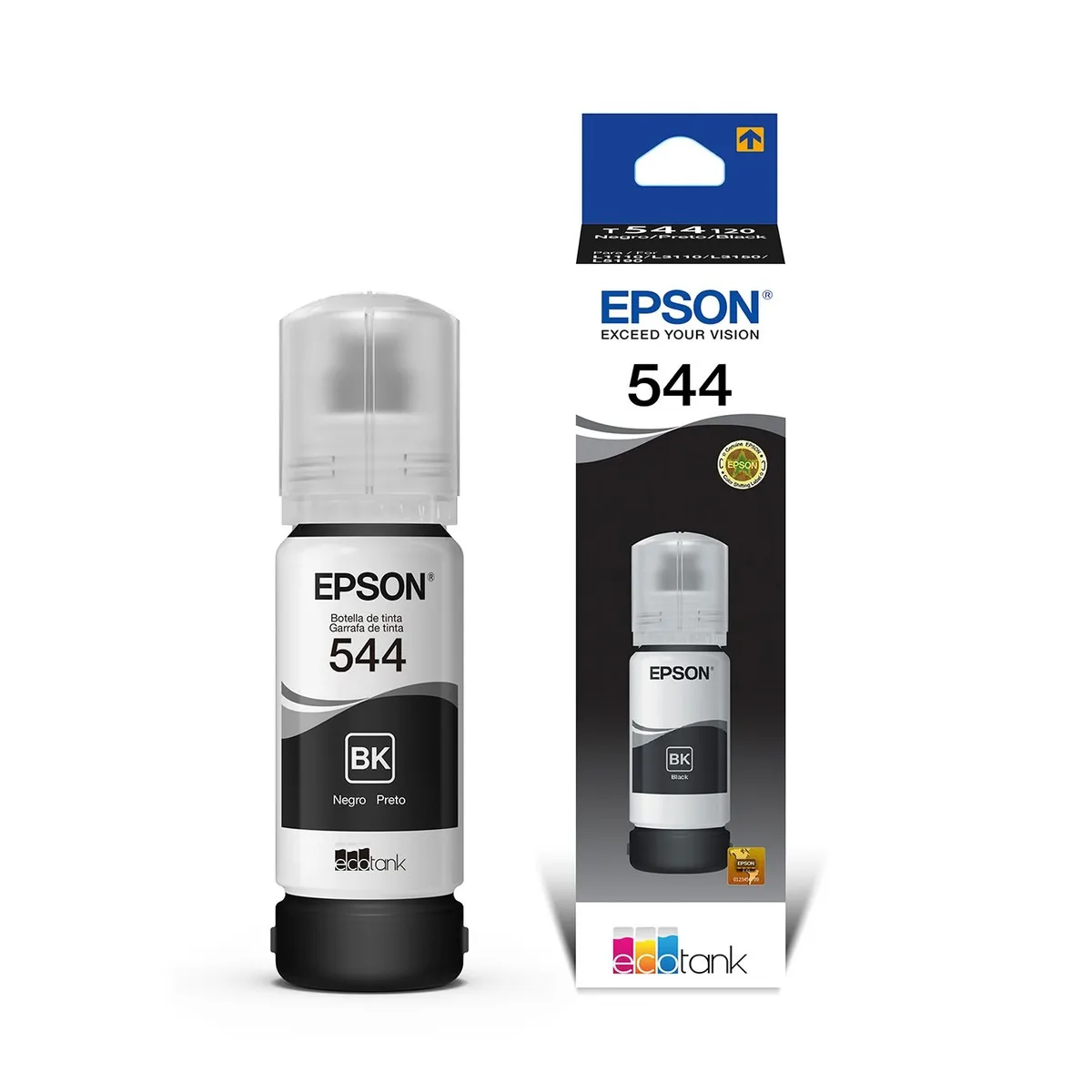 EPSON - Tinta Botella Epson T544 Color Negro de 65ml Original EPSON EPSON