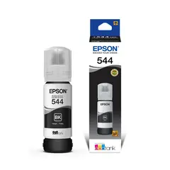 EPSON - Tinta Botella T544 Color Negro de 65ml Original - Negro