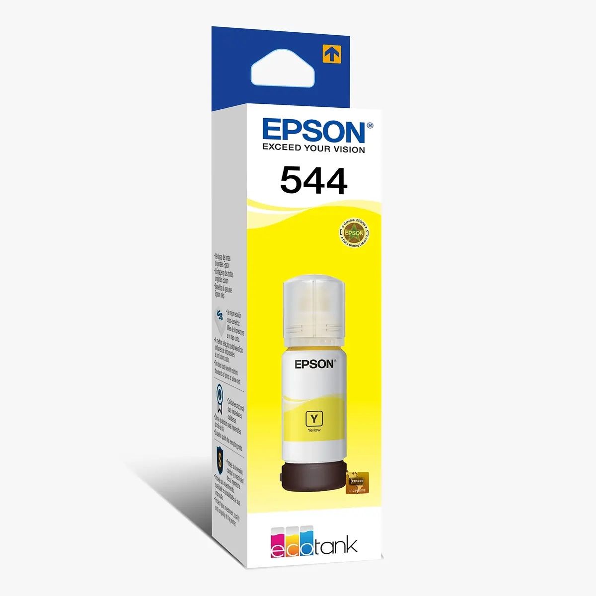 EPSON - Tinta Botella Epson T544 Color Amarillo de 65ml Original EPSON