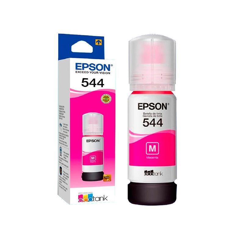 EPSON - Tinta Botella Epson T544 Color Magenta de 65ml Original EPSON