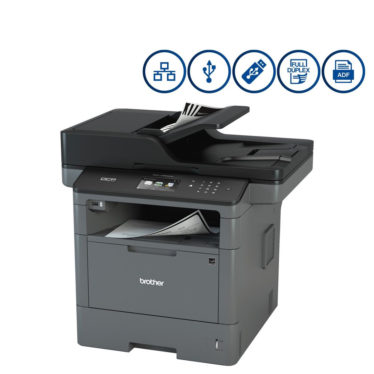 BROTHER - Impresora Multifuncional Brother DCP-L5650DN BROTHER