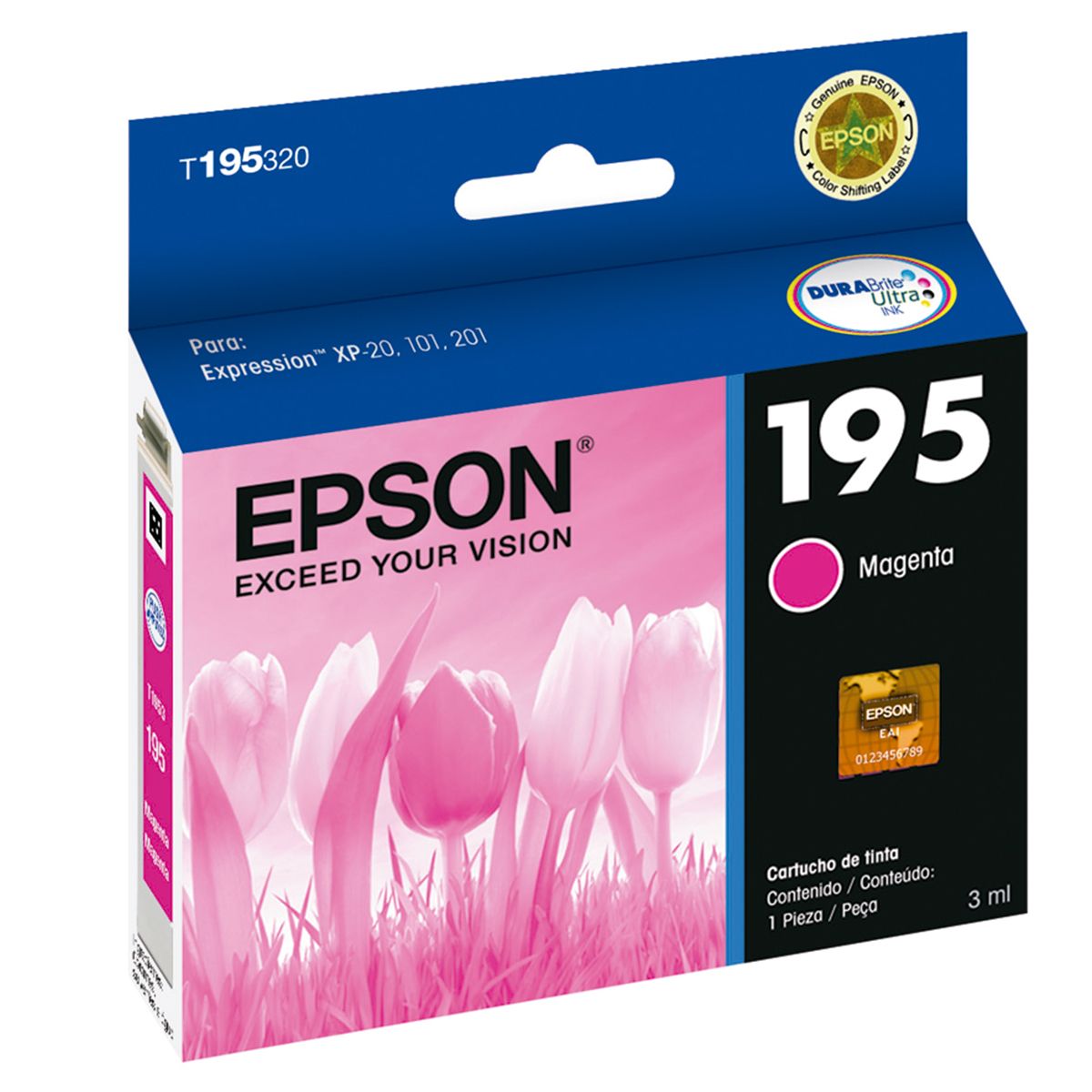 EPSON - Cartucho de Tinta Epson 195 Magenta Original EPSON