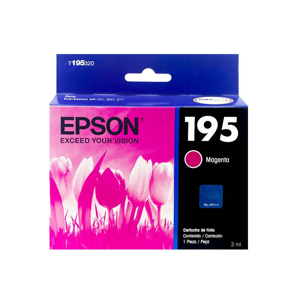 EPSON - Cartucho de Tinta Epson 195 Magenta Original EPSON