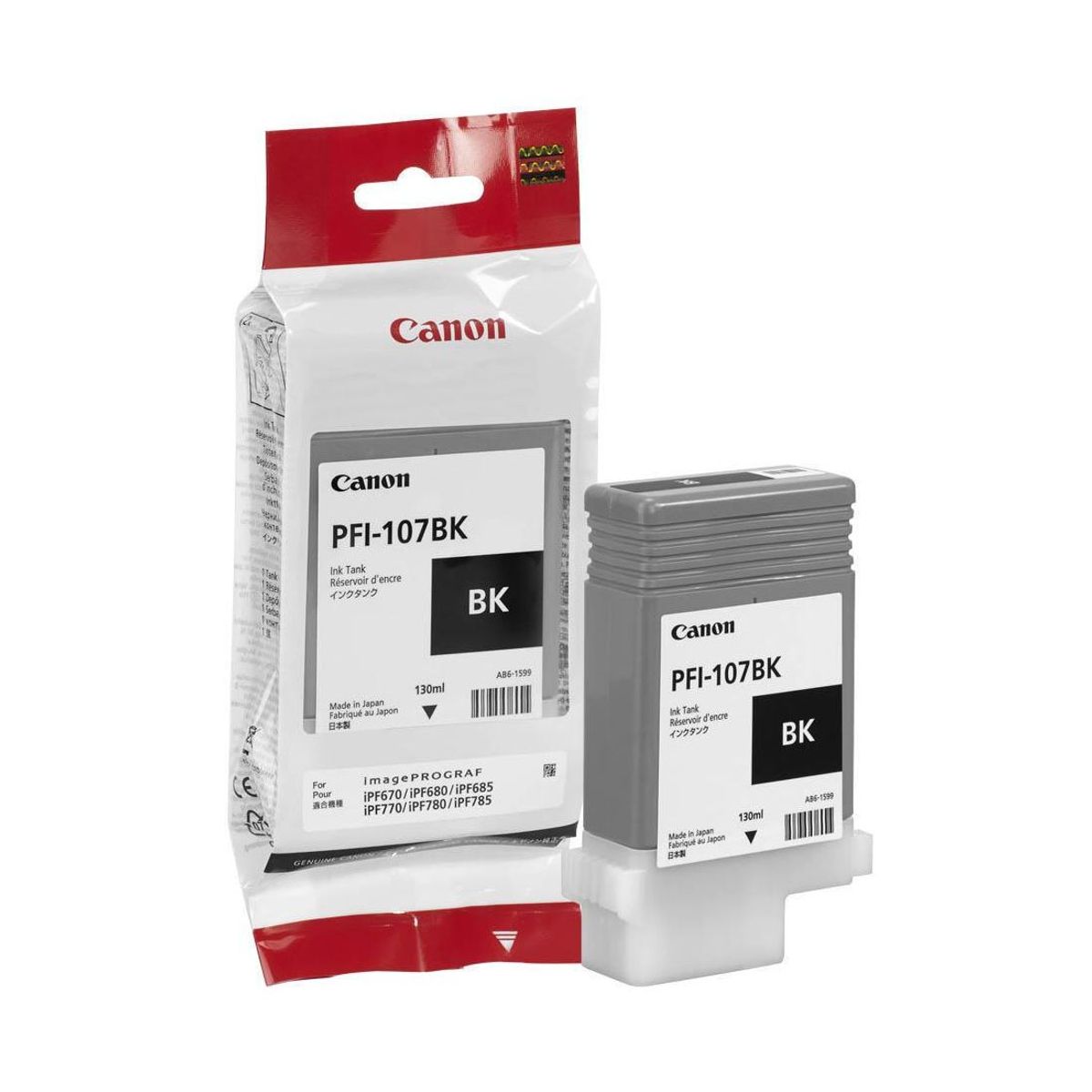 CANON - Cartucho de Tinta Canon PFI-107BK  Negro Original - Negro