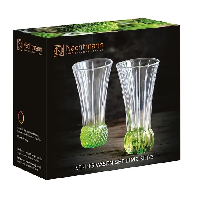 NACHTMANN - Set 2 Floreros Spring Lime