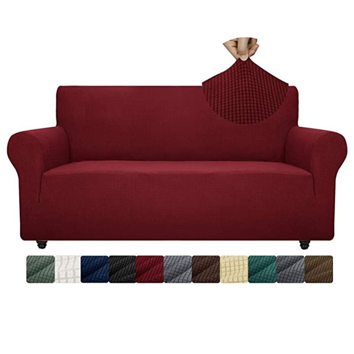 GENERICO - Cubre Sillon de 4 CUERPOS elasticada CUADRILLE