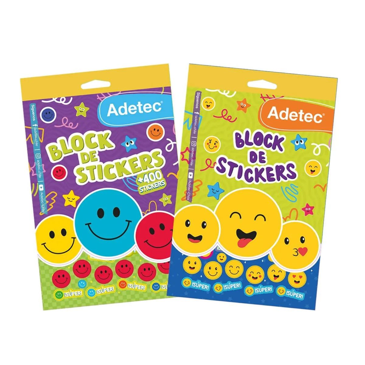 ADETEC - Block De Stickers Motivacionales +400 Stickers