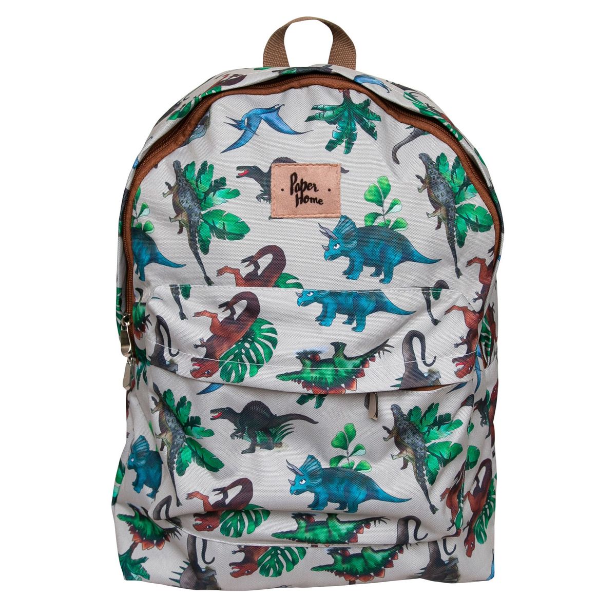 PAPER HOME - Mochila sustentable infantil dinosaurios Paper Home