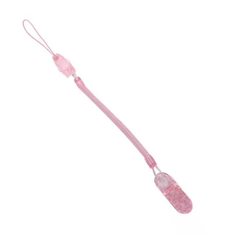 BEBE - Porta Chupete De Espiral Rosado