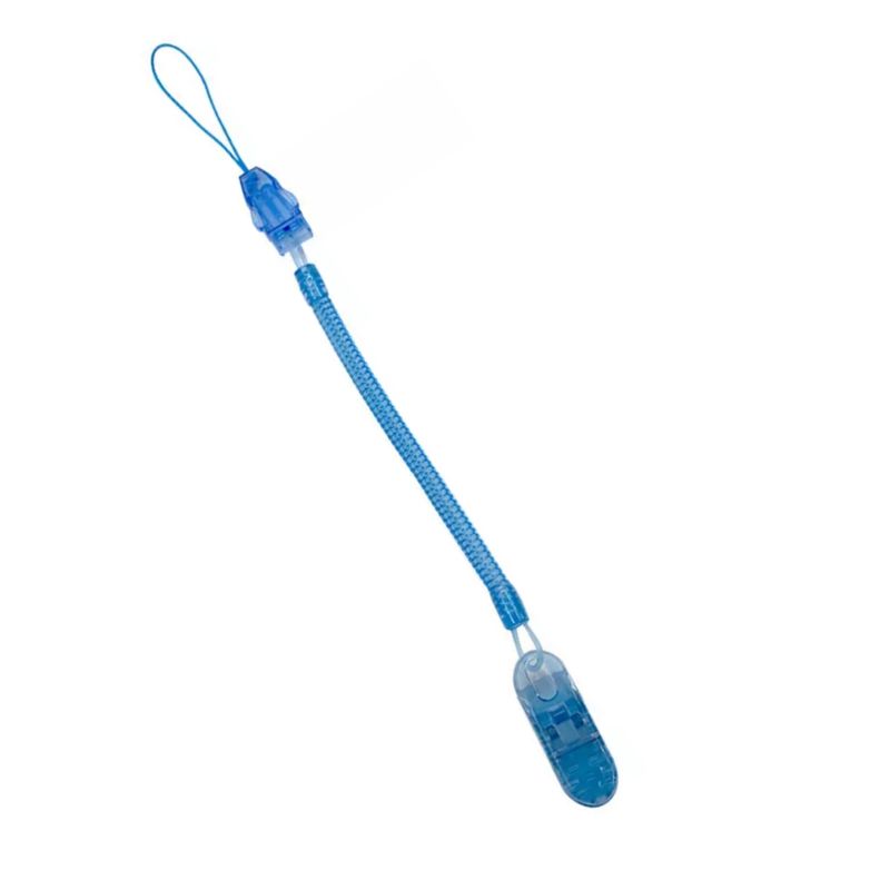BEBE - Porta Chupete De Espiral Azul