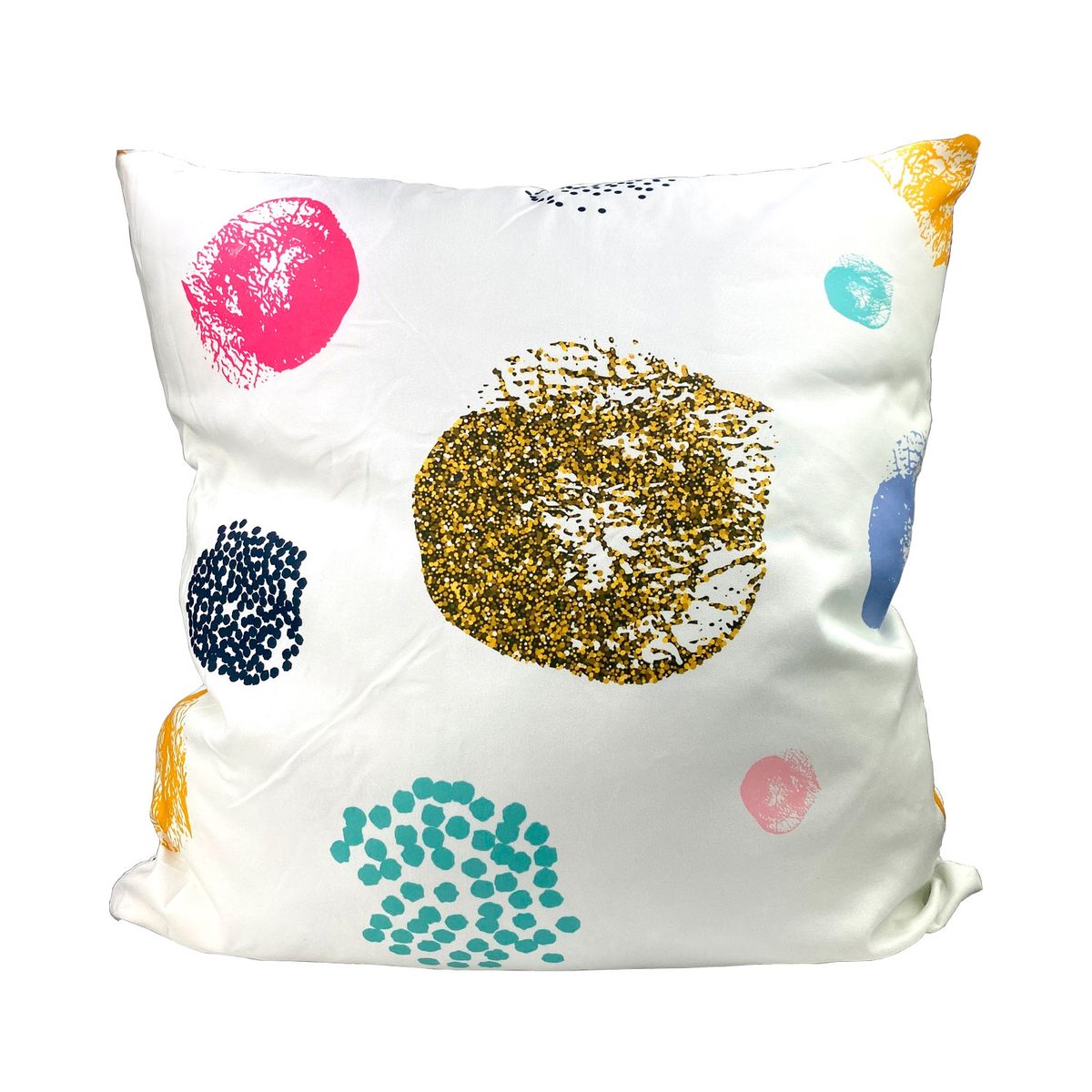 GENERICO - Funda Para Almohada de 45x 45 Circulos de Colores