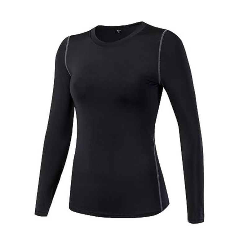 GARSIL - Polera Mujer Primera Capa - Fibra Natural De Algodon - Camiseta.-