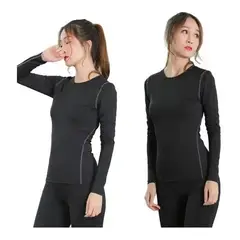 GARSIL - Polera Mujer Primera Capa - Fibra Natural De Algodon - Camiseta