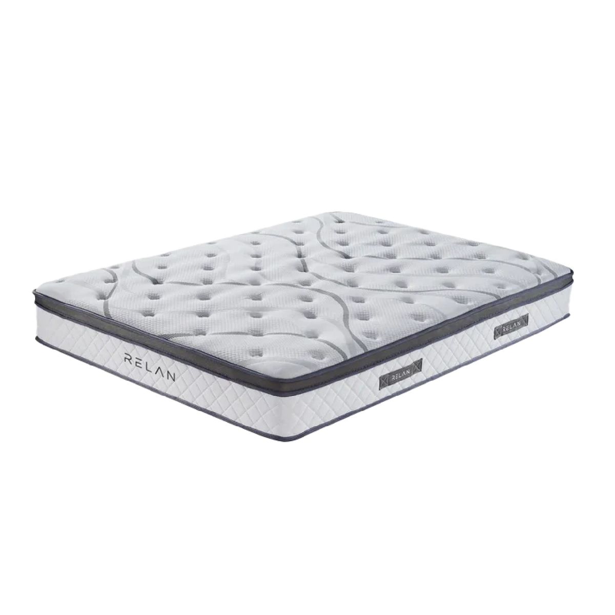 RELAN - Colchón Eurotop Spring Tamaño King Size Relan