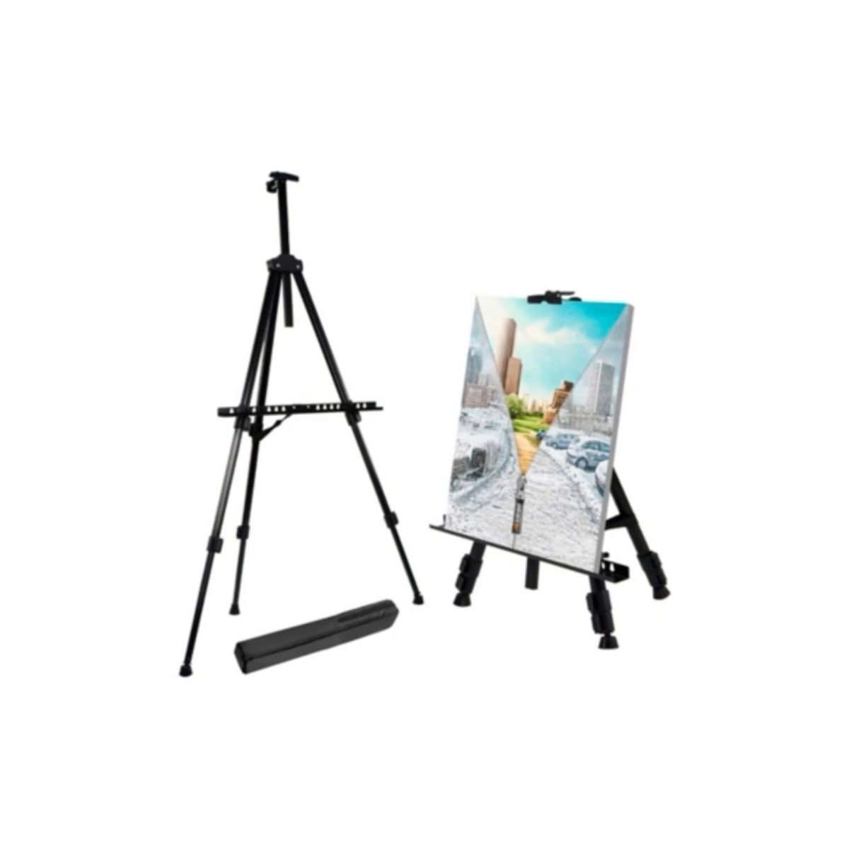 GENERICO - Atril Para Pintar Caballete Metálico Con Nivelador Pintura