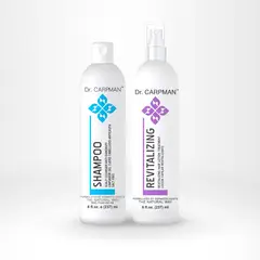 DR CARPMAN - Shampoo anticaspa limpiador y pelo graso y Loción revitalizante