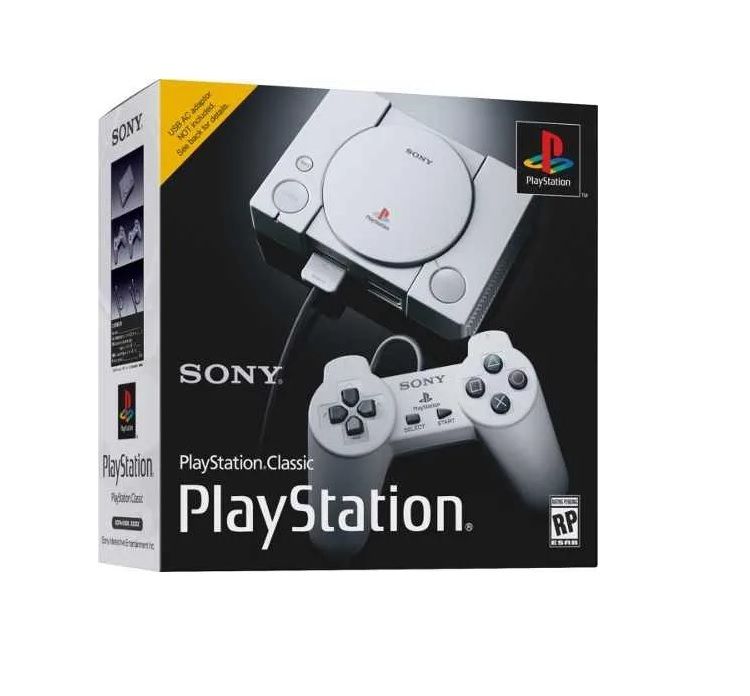 SONY Playstation Classic Mini + 2 Controles + 20 Juegos - Sniper