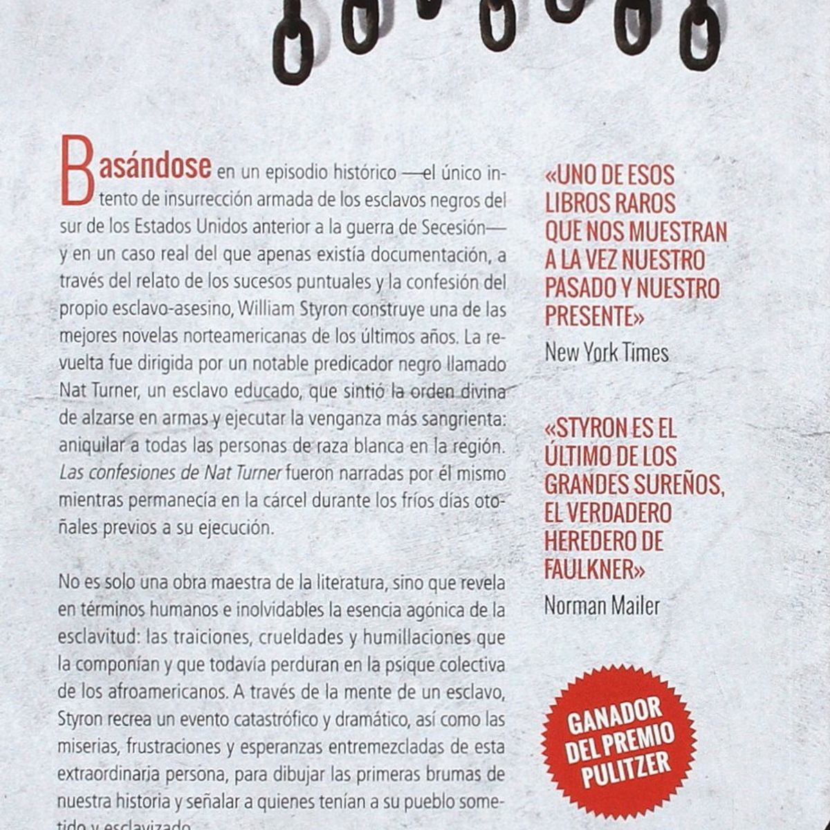 TOP10BOOKS - LIBRO Las Confesiones De Nat Turner - Las Confesiones De Nat Turner