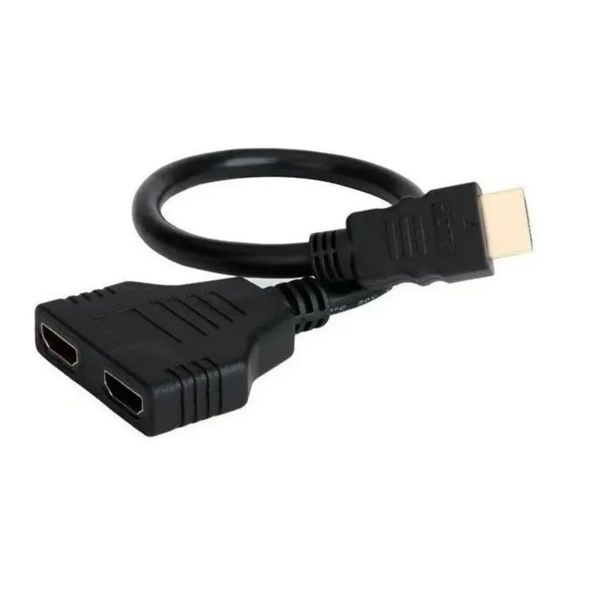 GENERICO - Cable Tipo Hdmi 1 Macho A Doble 2 Hembra Adaptador