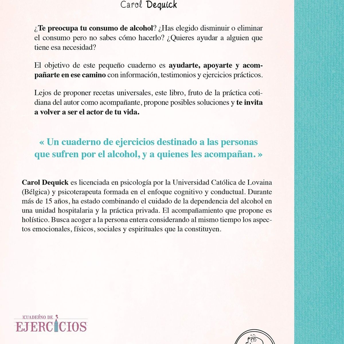 TOP10BOOKS - LIBRO Cuaderno De Ejercicios Para Dejar El Alcohol