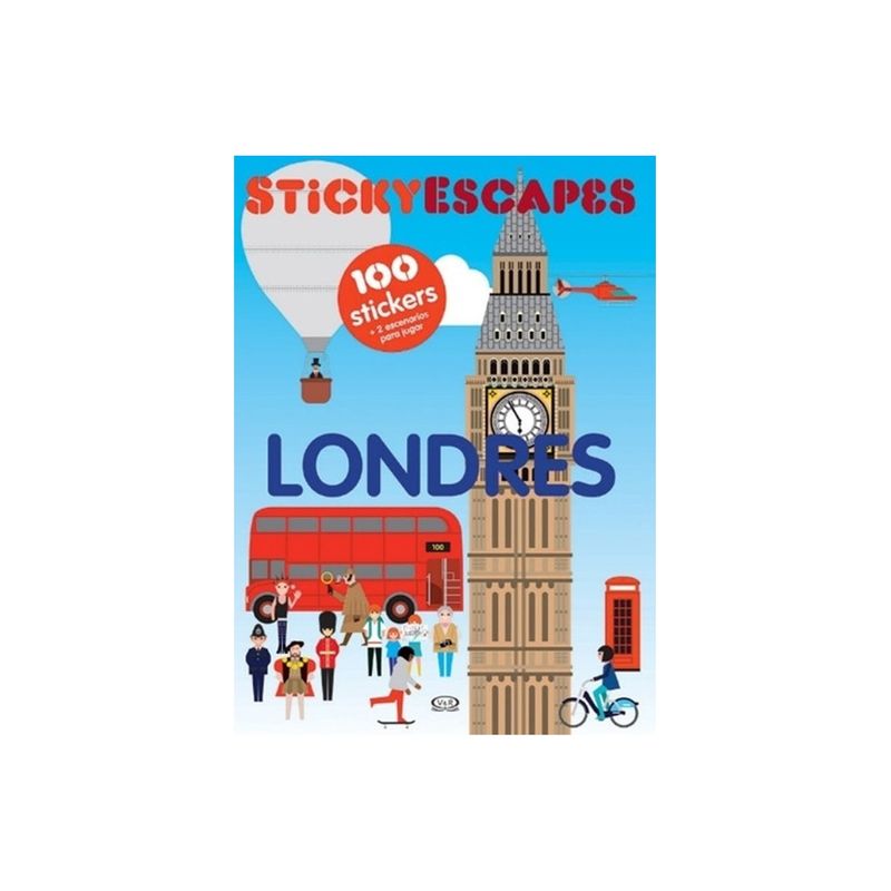 TOP10BOOKS - Libro STICKYESCAPES - LONDRES