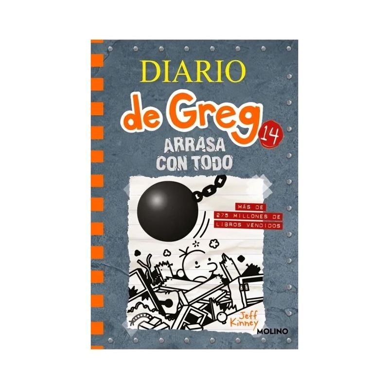 TOP10BOOKS - Libro Diario De Greg 14. Arrasa Con Todo -195-